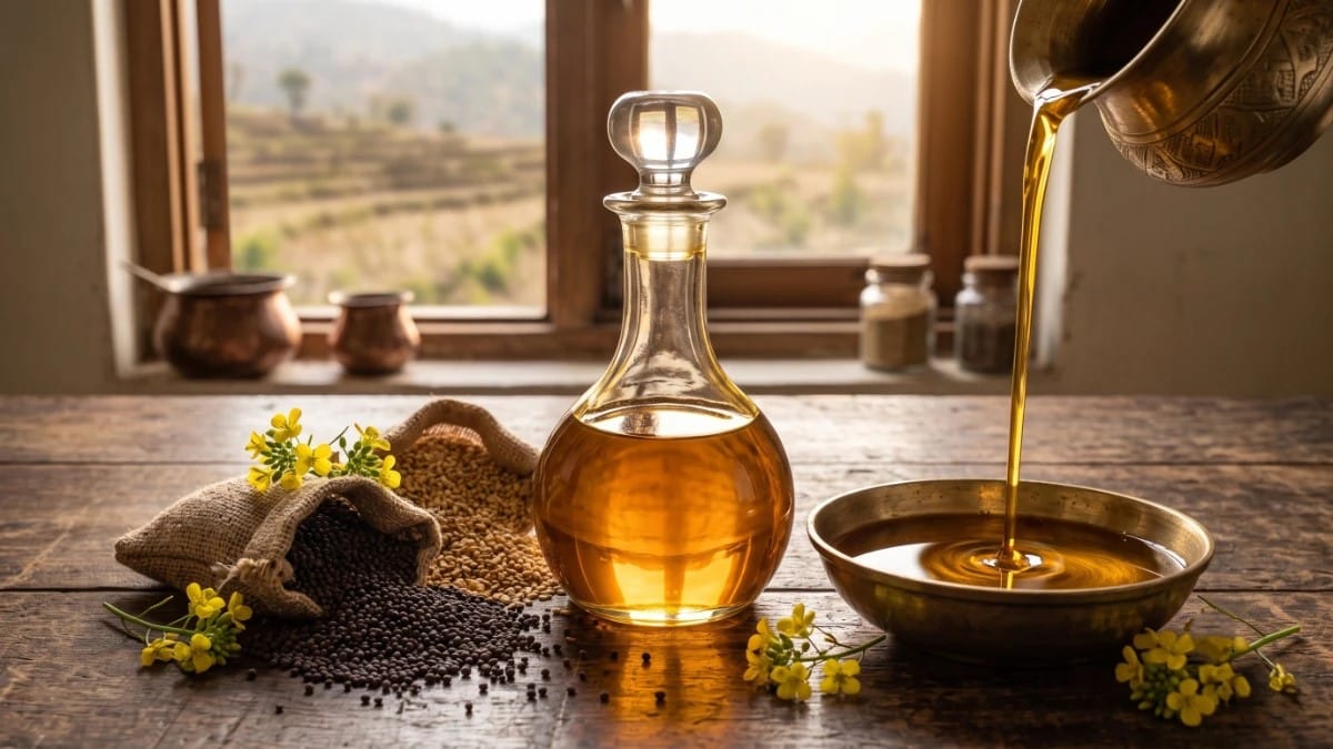 Cold-pressed kachi ghani mustard oil contract expelling