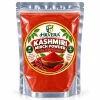 Hilvera Natural Essentials 100 percent natural Kashmiri Mirch Powder in airtight transparent zip lock pouch