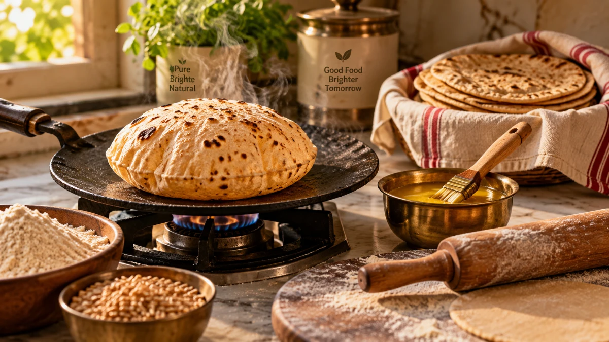 Why does roti become hard and how to make soft whole wheat phulkas
